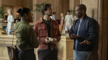 Beverly Hills Cop: Axel F - Garments: Joseph Gordon-Levitt wears Rust Zip Jacket to portray Det. Bobby Abbott in the movie