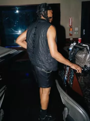 Mochila Goyard Black 'Cisalpin' usada por Lil Baby en la cuenta de Instagram @lilbaby