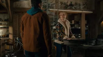 Johnny Was Sofie Jacquard Coat worn by Renee as seen in Evil (S04E07)