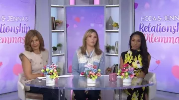 Robe Diane von Furstenberg Apollo portée par Devyn Simone, comme on le voit dans Today with Hoda & Jenna le 2 juillet 2024