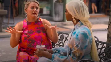 Cos Floral Shift Dress worn by Ryan Warner as seen in The Mole (S02E03)