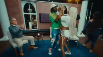 Nike Air Force 1 Low 'White' worn by Chief Keef in Sexyy Red ft. Chief Keef - Bow Bow Bow (F My Baby Dad) (Official Video)