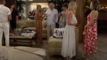 Zara Sandals with Raised Metallic Detail Heels worn by Hope Logan ( Annika Noelle) as seen in The Bold and the Beautiful on July 4, 2024