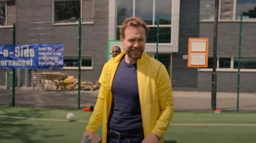 Polo Ralph Lauren Crew Neck T-Shirt Printemps Marine Heathe porté par Jason Ross (Rafe Spall) comme on le voit dans Trying (S04E08)