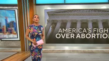 Tori Richard Honolulu Vestido tubo usado por Michelle Miller como se vio en CBS Mornings el 24 de junio de 2024