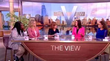 Magnolia Pearl Patched Pants worn by Whoopi Goldberg as seen in The View on  July 9, 2024