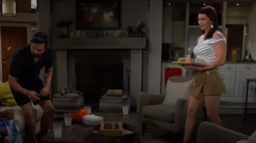 Zara Belted Cargo Bermudas worn by  Steffy Forrester  (Jacqueline MacInnes Wood) as seen in The Bold and the Beautiful on July 9, 2024