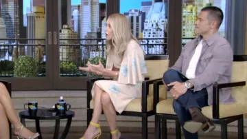 Ralph Lauren Barron Classic Suede Overshirt worn by Mark Consuelos as seen in LIVE with Kelly and Mark on July 8, 2024