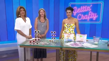 J. Crew A-line Midi Dress worn by Amber Kempt as seen in Today with Hoda & Jenna on July 10, 2024