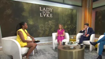 Jupe AS by DF Merci portée par Moses Ingram vue dans CBS Mornings le 11 juillet 2024