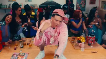 Nike Air Force 1 Low White worn by Central Cee in Ice Spice, Central Cee - Did It First (Official Video)
