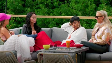 Fashion Nova Cause A Scene Cropped Puffer Jacket worn by Kelle in MILF Manor (S02E09)