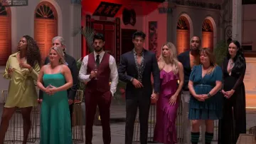 Fashion Nova Estelle Dress worn by Melissa Lummus as seen in The Mole (S02E10)