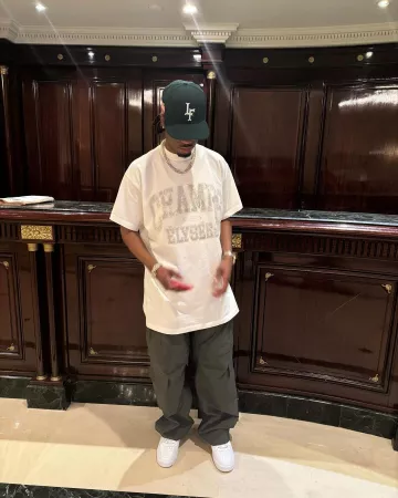 Balenciaga Dark Green Unity Sports Icon Zip Off Cargo Pants worn by Metro Boomin on the Instagram account @metroboomin