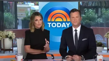 Robe ceinture Gucci Mors portée par Savannah Guthrie, comme on le voit dans Today le 15 juillet 2024