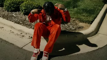 Nike Dunk Low x StrangeLove Valentines Day worn by Fredo Bang in Fredo Bang - Outta There (Official Video)