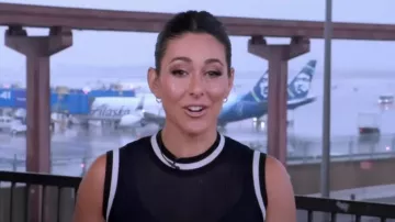 Débardeur Rag & Bone Priya porté par Erielle Reshef tel qu’on le voit dans Good Morning America le 12 juillet 2024