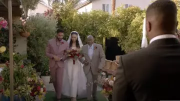 Express Slim Dusty Purple Cotton-Blend Suit Pant worn by Jordan Baker (Michael Evans Behling) as seen in All American (S06E15)