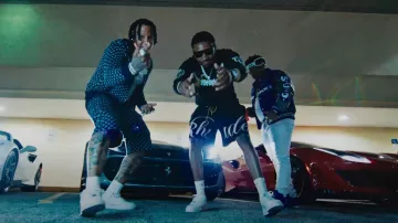 Nike Air Force 1 Low White usada por Rob49 en Rob49 - "Homebody Remix" feat. Moneybagg Yo, Bossman Dlow, Skilla Baby (Video musical)