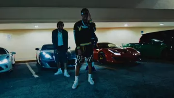 Calcetines Nike White Everyday Crew usados por Rob49 en Rob49 - "Homebody Remix" feat. Moneybagg Yo, Bossman Dlow, Skilla Baby (Video musical)