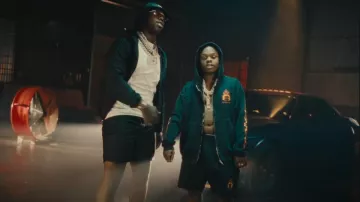 Balenciaga Black & Orange Flames Unity Sports Icon Chándal usado por 42 Dugg en 42 Dugg - Since When (Feat. EST Gee) [Video Musical Oficial]