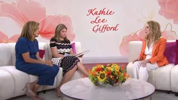 Veronica Beard Marlo Cotton Eyelet Dickey worn by Kathie Lee Gifford as seen in Today with Hoda & Jenna on July 17, 2024
