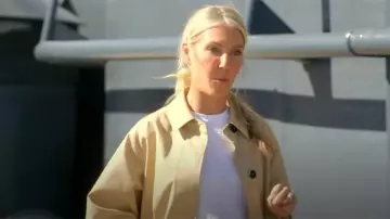 T-shirt à col rond en coton Madewell Whisper porté par Sarah Baeumler comme on le voit dans Battle on the Beach (S04E06)