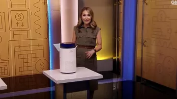 Vestido cargo con cinturón de H&M usado por Lori Bergamotto como se vio en Good Morning America el 17 de julio de 2024