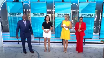 Charles David Beaded Slide- Hottie worn by Vicky Nguyen as seen in Today on July 18, 2024