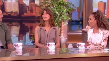 L'Agence Colin Floral Double-Breasted Blazer worn by Sunny Hostin as seen in The View on July 18, 2024