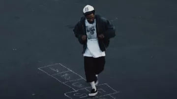 Loewe Black Suede Terra Vulca Slip On Sneakers worn by Kendrick Lamar in Kendrick Lamar - Not Like Us