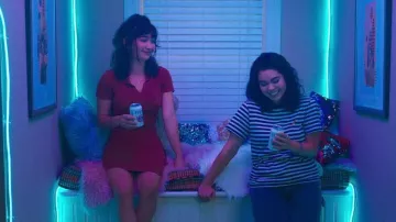 Crush movie outfits: Paige (Rowan Blanchard) is wearing Red Party Scene Dress