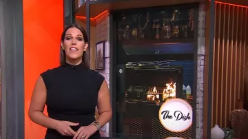 Zara Midi Dress worn by Dana Jacobson as seen in CBS Mornings on  July 21, 2024