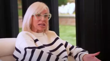 Ferol Cat-Eye Baby/Green Glasses worn by Margaret Josephs as seen in The Real Housewives of New Jersey (S14E11)