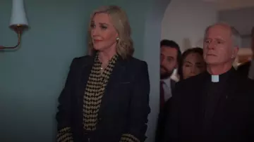 Cinq A Sept Khloe Blazer worn by Nadine Gregory (Brenda Strong) as seen in UnPrisoned (S02E08)