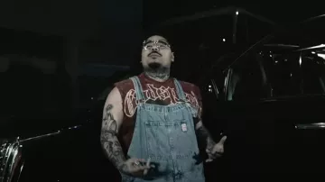 Versace VE1283 1002 Eyeglass Frame 54mm porté par That Mexican OT dans That Mexican OT - Cowboy In A Escalade (feat. Trapboy Freddy) (Official Music Video)