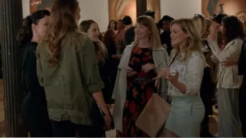 Topshop Bloomsbury Midi Dress worn by Caitlin Miller (Tessa Albertson) as seen in Younger (S01E05)