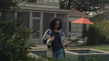 Cárdigan de Zadig y Voltaire Aspen usado por Barbara Sabich (Ruth Negga) como se ve en Presunto inocente (S01E06)