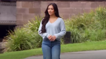 Mother The Maven Ankle High-Rise Jeans porté par Jenn Tran comme on le voit dans The Bachelorette (S21E03)