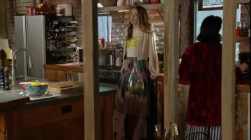 Gucci Pink Patent Leather Ankle Strap Sandals worn by Liza Miller (Sutton Foster) as seen in Younger (S04E01)