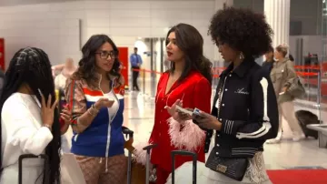 Amiri Bones Wool Varsity Jacket portée par Chanel Ayan comme on le voit dans The Real Housewives of Dubai (S02E08)