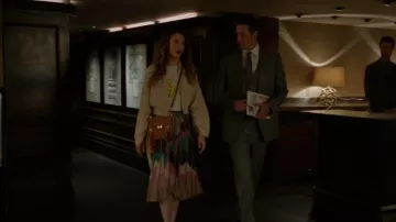 Chloè Jane Sac à main en cuir porté par Liza Miller (Sutton Foster) comme on le voit dans Younger (S04E01)