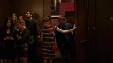 Alice and Olivia Kelli Sequin Crop Top worn by Lauren Heller (Molly Kate Bernard) as seen in Younger (S04E01)