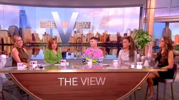 Cinq a Sept Regan Sleeveless Dress worn by Alyssa Farah as seen in The View on  July 23, 2024