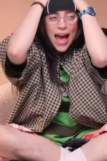 Skmei 1547 Blue Camouflage Watch worn by Billie Eilish on Elle Usa Video on July 24, 2024