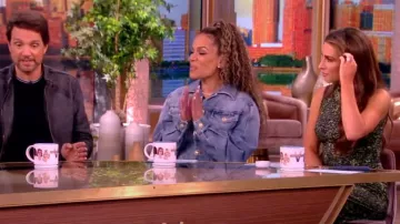 Proenza Schouler Jamie Shadow Dress worn by Alyssa Farah as seen in The View on July 24, 2024