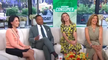 Sandro Figari Cropped Knit Camisole worn by Vicky Nguyen as seen in Today on July 24, 2024