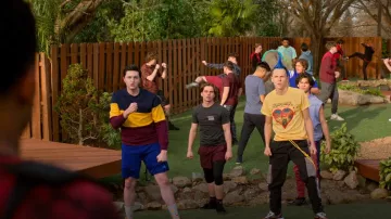 Diet Starts Monday Cargo Track Pants worn by Eli 'Hawk' Moskowitz (Jacob Bertrand) as seen in Cobra Kai (S06E01)