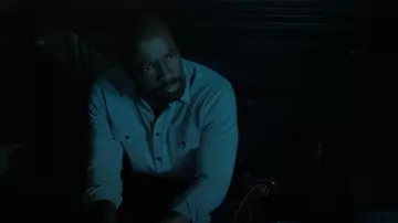 Faherty Men's Legend Sweater Shirt worn by David Acosta (Mike Colter) as seen in Evil (S04E10)