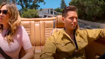 The North Face x Gucci 2021 Bomber Bomber Jacket worn by Josh Flagg as seen in Million Dollar Listing Los Angeles (S15E02)